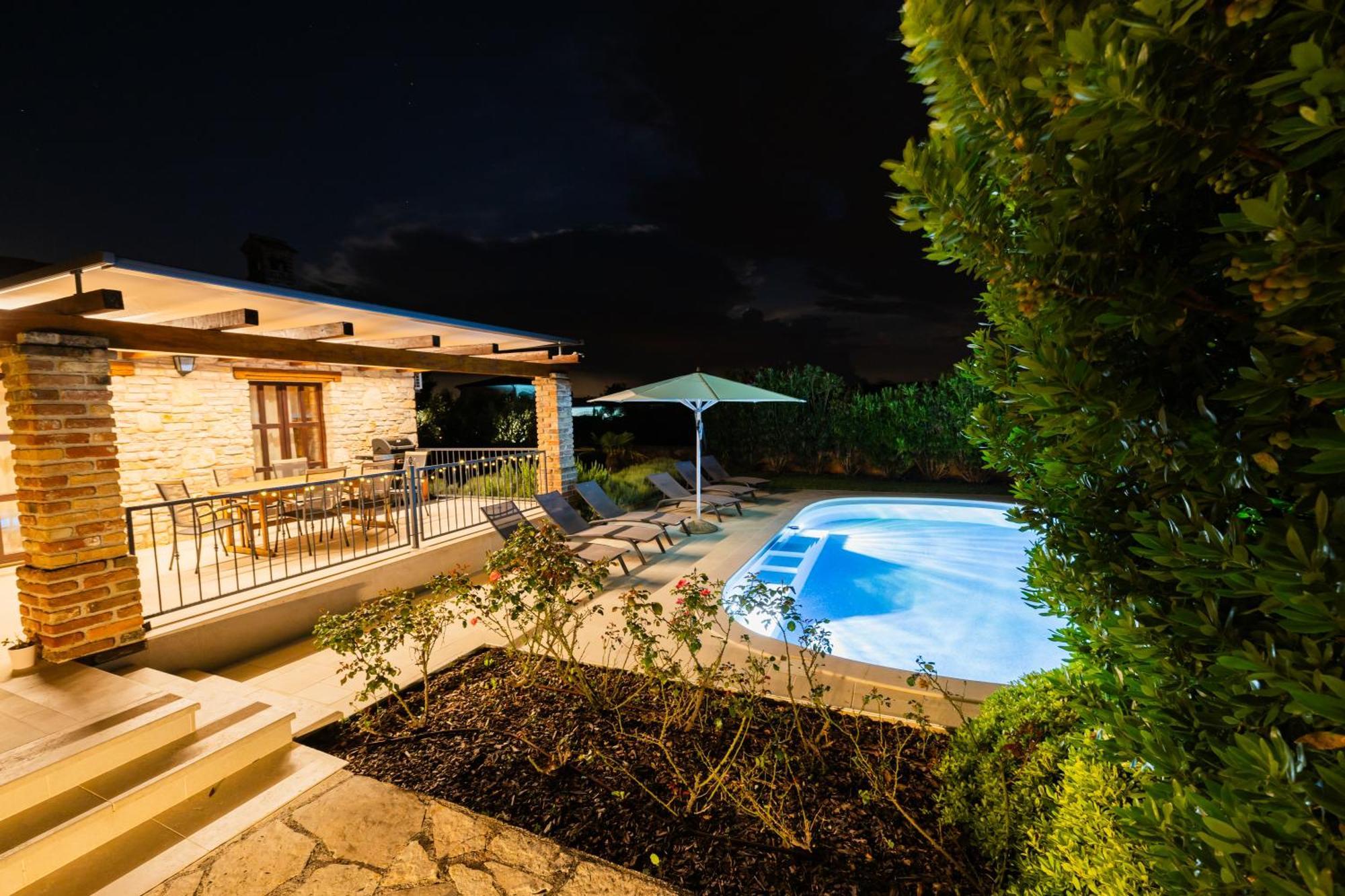 Villa Jurinea In Istrien Mit Pool Barat  Dış mekan fotoğraf