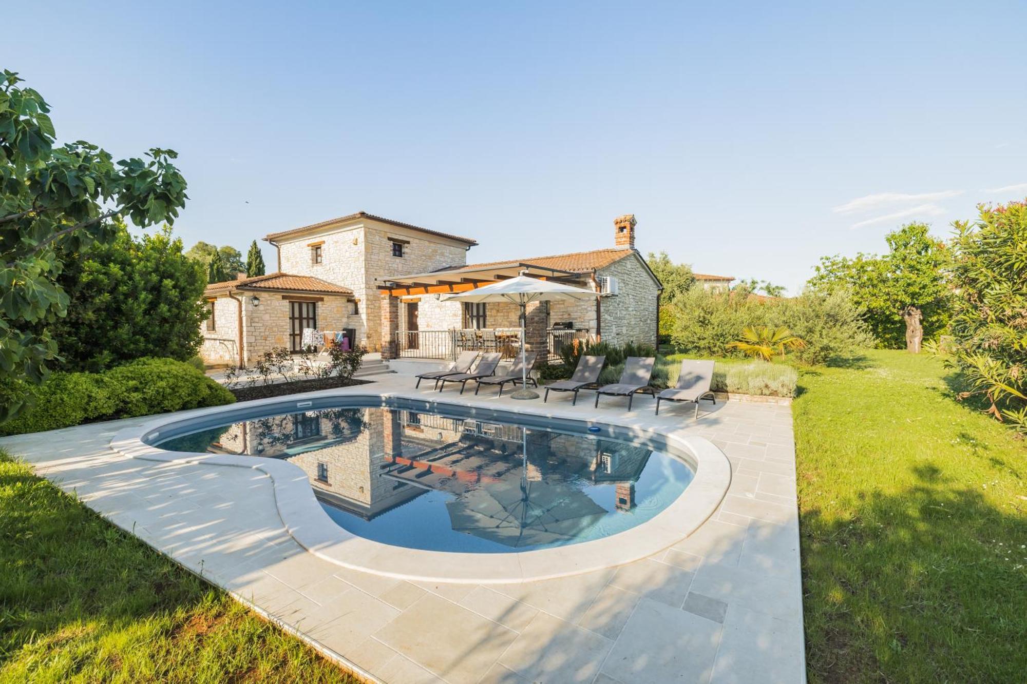 Villa Jurinea In Istrien Mit Pool Barat  Dış mekan fotoğraf