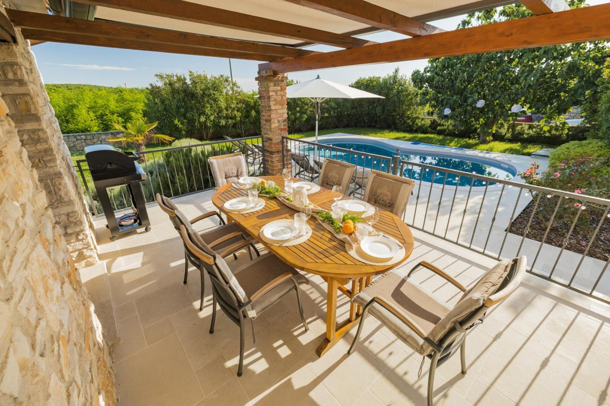Villa Jurinea In Istrien Mit Pool Barat  Dış mekan fotoğraf